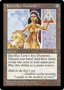 [307]【JP】ライオンの瞳のダイアモンド/Lion's Eye Diamond【MIR】[R][茶] [HP][307001]