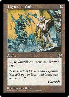 [316]【JP】ファイレクシアの蔵/Phyrexian Vault【MIR】[U][茶]