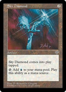 [319]【EN】空色のダイアモンド/Sky Diamond【MIR】[U][茶]