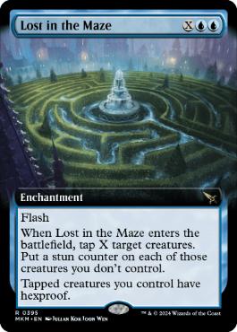 [395]【EN】■拡張アート■迷路での迷子/Lost in the Maze【MKM】[R][青]