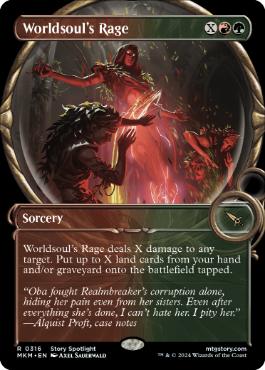 [316]【EN】■ショーケース■世界魂の憤怒/Worldsoul's Rage【MKM】[R][多色]
