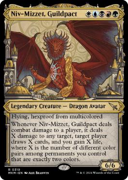 [319]【EN】■ショーケース■ギルドパクト、ニヴ＝ミゼット/Niv-Mizzet, Guildpact【MKM】[R][多色]
