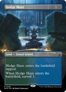 [326]【EN】■ボーダーレス■迷路庭園/Hedge Maze【MKM】[R][土地]