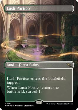 [327]【EN】■ボーダーレス■草萌ゆる玄関/Lush Portico【MKM】[R][土地]