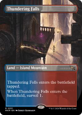 [331]【EN】■ボーダーレス■轟音の滝/Thundering Falls【MKM】[R][土地]