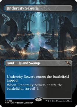 [332]【EN】■ボーダーレス■地底街の下水道/Undercity Sewers【MKM】[R][土地]