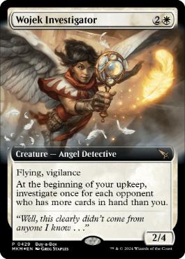 [429]【EN】【FOIL】■PROMO■ウォジェクの調査員/Wojek Investigator【MKM】[R][白]