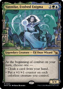[323]【EN】【FOIL】■ショーケース■進化した謎、ヴァニファール/Vannifar, Evolved Enigma【MKM】[M][多色]