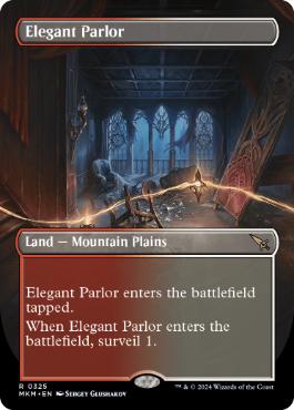 [325]【EN】【FOIL】■ボーダーレス■優雅な談話室/Elegant Parlor【MKM】[R][土地]