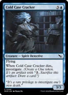 [046]【EN】未解決事件解明者/Cold Case Cracker【MKM】[C][青]