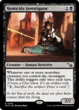 [086]【EN】殺人調査員/Homicide Investigator【MKM】[R][黒]