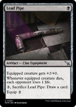 [090]【EN】鉛パイプ/Lead Pipe【MKM】[U][黒]