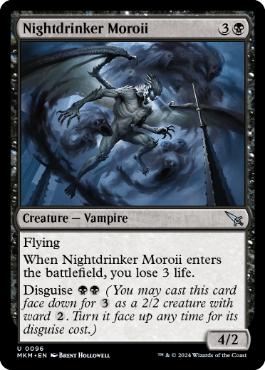 [096]【EN】夜呑みモロイ/Nightdrinker Moroii【MKM】[U][黒]