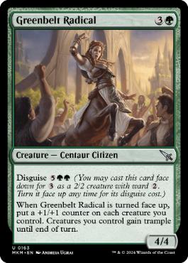 [163]【EN】緑地帯の急進派/Greenbelt Radical【MKM】[U][緑]