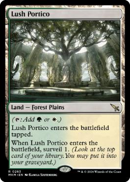 [263]【EN】草萌ゆる玄関/Lush Portico【MKM】[R][土地]
