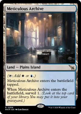 [264]【EN】行き届いた書庫/Meticulous Archive【MKM】[R][土地]