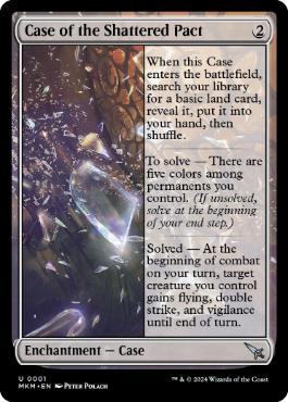 [001]【EN】【FOIL】パクト破りの事件/Case of the Shattered Pact【MKM】[U][無]
