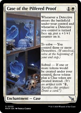 [009]【EN】【FOIL】証拠流出の事件/Case of the Pilfered Proof【MKM】[U][白]