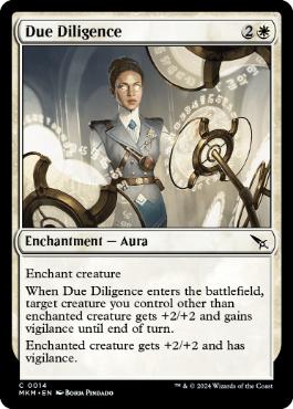 [014]【EN】【FOIL】然るべき配慮/Due Diligence【MKM】[C][白]