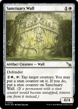 [032]【EN】【FOIL】聖域の壁/Sanctuary Wall【MKM】[U][白]