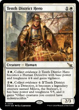 [034]【EN】【FOIL】第10管区の英雄/Tenth District Hero【MKM】[R][白]