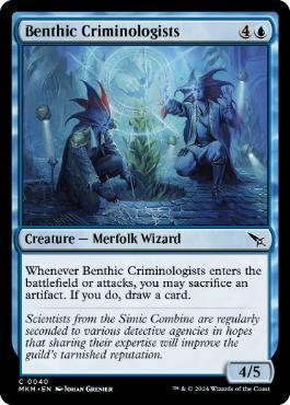 [040]【EN】【FOIL】水底の犯罪学者/Benthic Criminologists【MKM】[C][青]