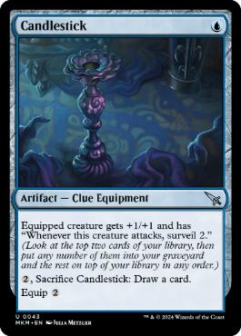 [043]【EN】【FOIL】燭台/Candlestick【MKM】[U][青]