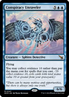 [047]【EN】【FOIL】陰謀の解明者/Conspiracy Unraveler【MKM】[M][青]