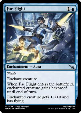 [056]【EN】【FOIL】フェイの飛行/Fae Flight【MKM】[U][青]