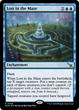 [064]【EN】【FOIL】迷路での迷子/Lost in the Maze【MKM】[R][青]