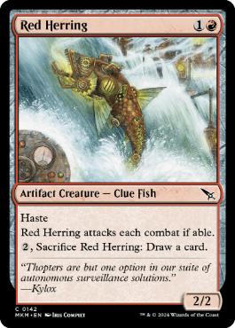 [142]【EN】【FOIL】赤ニシン/Red Herring【MKM】[C][赤]