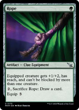 [173]【EN】【FOIL】ロープ/Rope【MKM】[U][緑]