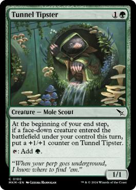 [180]【EN】【FOIL】トンネルの情報提供者/Tunnel Tipster【MKM】[C][緑]
