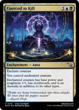 [192]【EN】【FOIL】殺害の強要/Coerced to Kill【MKM】[U][多色]