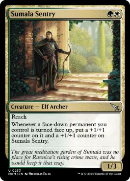 [233]【EN】【FOIL】スマーラの歩哨/Sumala Sentry【MKM】[U][多色]
