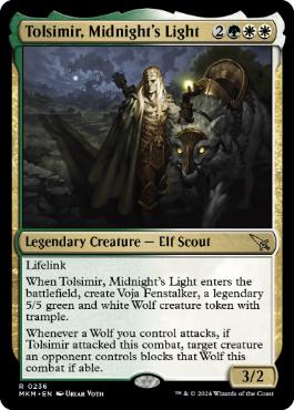 [236]【EN】【FOIL】真夜中の光、トルシミール/Tolsimir, Midnight's Light【MKM】[R][多色]