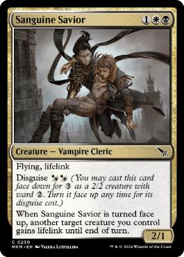 [230]【EN】【FOIL】血滴りの救済者/Sanguine Savior【MKM】[C][多色]