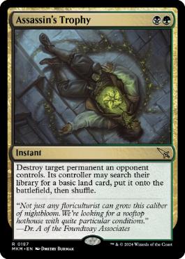[187]【EN】【FOIL】暗殺者の戦利品/Assassin's Trophy【MKM】[R][多色]