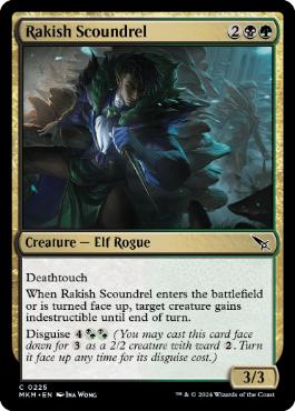 [225]【EN】【FOIL】放蕩の悪漢/Rakish Scoundrel【MKM】[C][多色]