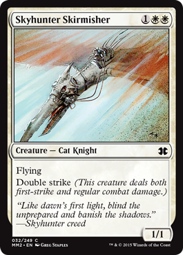 [032]【EN】空狩人の散兵/Skyhunter Skirmisher【MM2】[C][白]