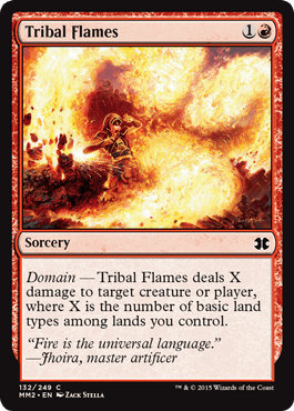 [132]【EN】部族の炎/Tribal Flames【MM2】[C][赤]