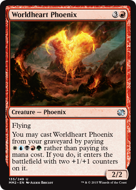 [135]【EN】世界心のフェニックス/Worldheart Phoenix【MM2】[U][赤]