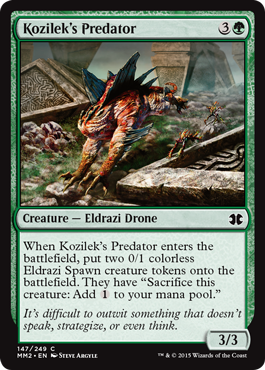 [147]【EN】コジレックの捕食者/Kozilek's Predator【MM2】[C][緑]