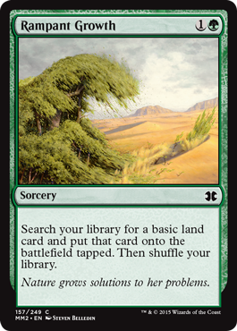 [157]【EN】不屈の自然/Rampant Growth【MM2】[C][緑]