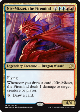[184]【EN】火想者ニヴ＝ミゼット/Niv-Mizzet, the Firemind【MM2】[R][多色]