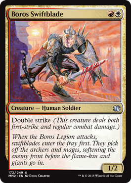 [187]【EN】ボロスの速太刀/Boros Swiftblade【MM2】[U][多色]