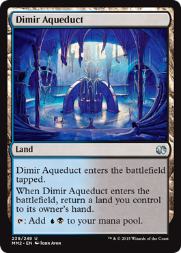 [239]【EN】ディミーアの水路/Dimir Aqueduct【MM2】[U][土地]
