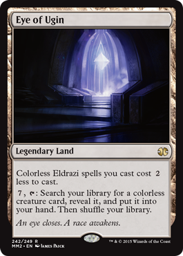 ★特価品★[242]【EN】ウギンの目/Eye of Ugin【MM2】[R][土地]