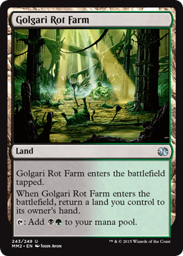 [243]【EN】ゴルガリの腐敗農場/Golgari Rot Farm【MM2】[U][土地]