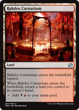 [247]【EN】ラクドスの肉儀場/Rakdos Carnarium【MM2】[U][土地]